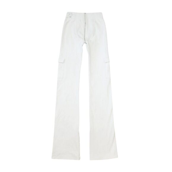 NEW Tordrobes Butterfly Signature U-Zip Cargo Pants in White/Black Size Medium - Picture 4 of 12